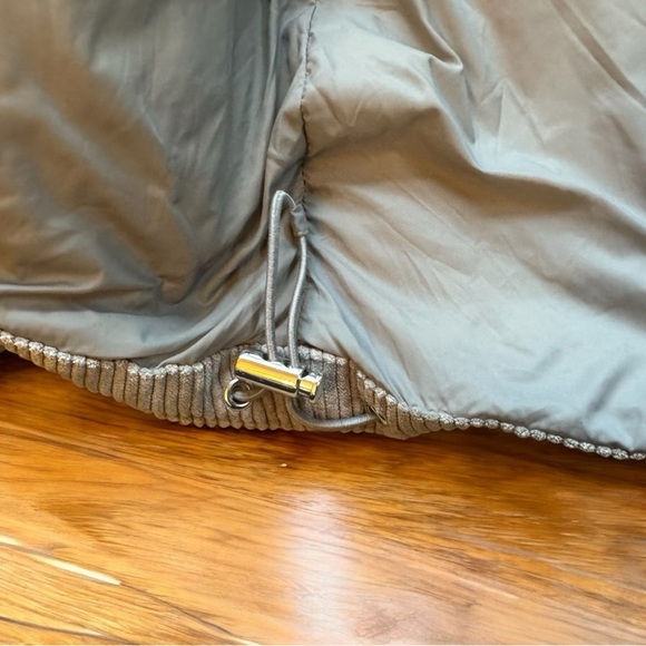 SAM EDELMAN Quilted Corduroy Hooded Puffer Jacket - XL - Picture 13 of 16